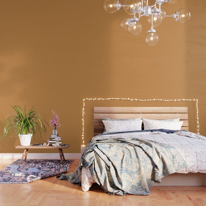 Desert Sands: Camel Skin Hue and Leather Style Wallpaper Gallery Image 1