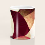 Baroque Burgundy Copper Ivory Maximum Abstract Art Coffee Mug Gallery Image 4