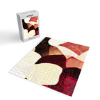 Baroque Burgundy Copper Ivory Maximum Abstract Art Jigsaw Puzzle Gallery Image 2