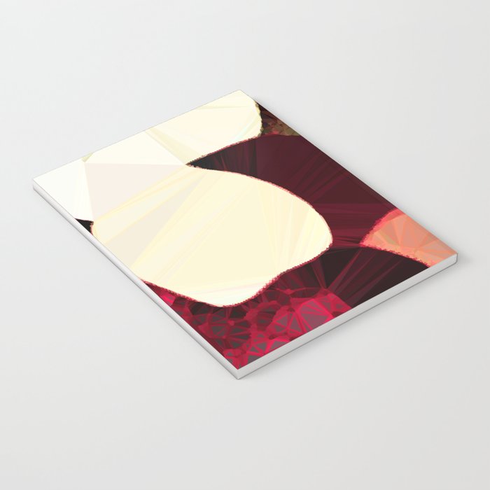 Baroque Burgundy Copper Ivory Maximum Abstract Art Notebook Gallery Image 3