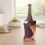 Baroque Burgundy Copper Ivory Maximum Abstract Art Wine Chiller Gallery Image 4