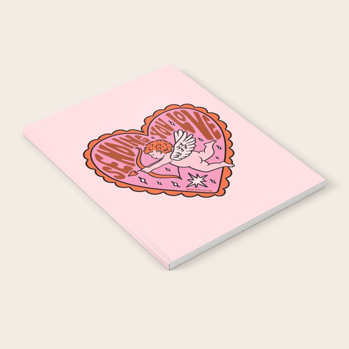 Sending You Love Cupid Notebook Gallery Image 2