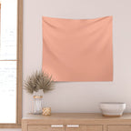 Simply Sweet Peach Coral Wall Tapestry Gallery Image 2