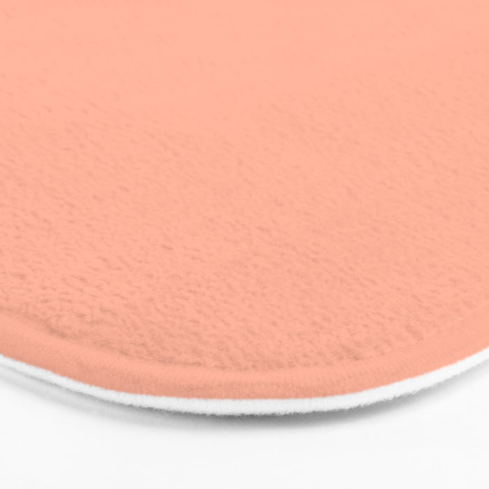 Simply Sweet Peach Coral Bath Mat Gallery Image 3