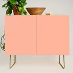 Simply Sweet Peach Coral Credenza Gallery Image 1