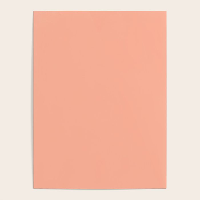 Simply Sweet Peach Coral Poster Gallery Image 4
