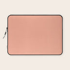 Simply Sweet Peach Coral Laptop Sleeve Gallery Image 1
