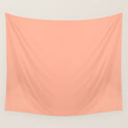 Simply Sweet Peach Coral Wall Tapestry Gallery Image 4