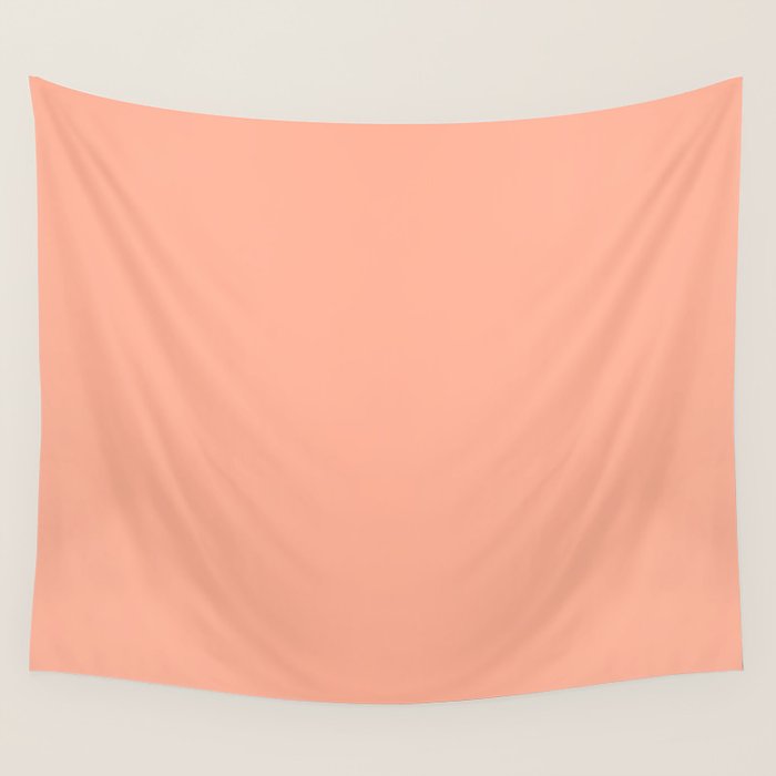 Simply Sweet Peach Coral Wall Tapestry Gallery Image 4