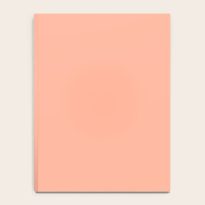 Simply Sweet Peach Coral Notebook Gallery Image 4