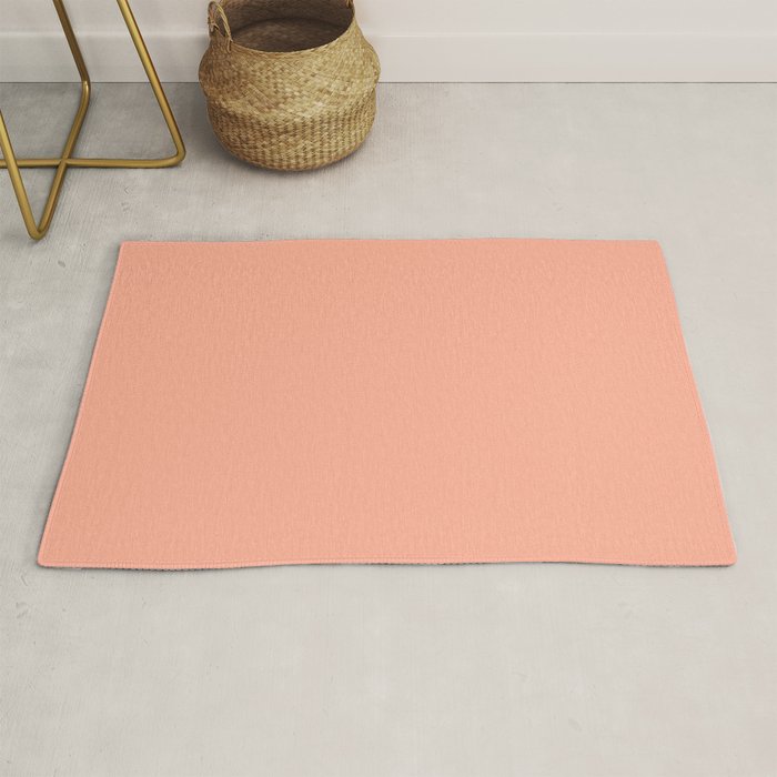 Simply Sweet Peach Coral Rug Gallery Image 1
