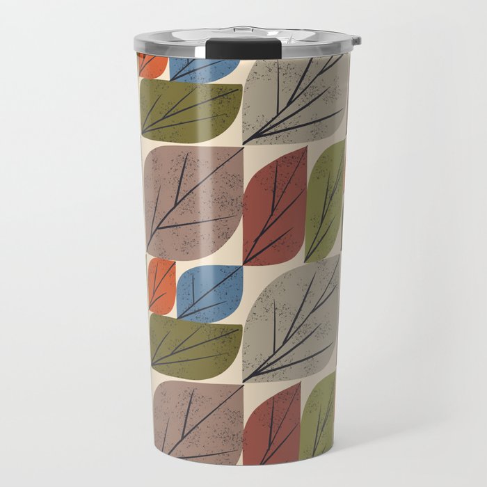 Leaf Grid Travel Mug Gallery Image 1