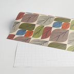 Leaf Grid Wrapping Paper Gallery Image 2