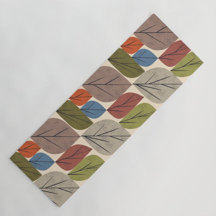 Leaf Grid Yoga Mat Gallery Image 1