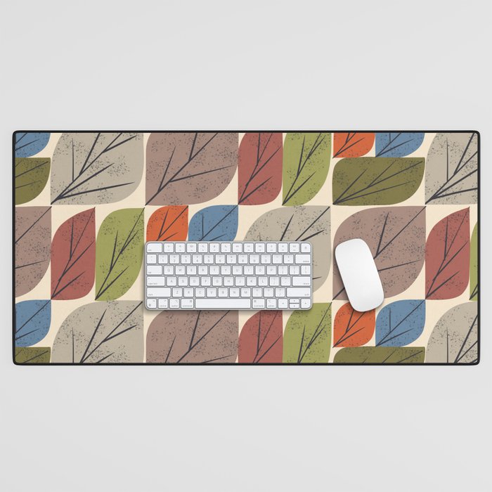 Leaf Grid Desk Mat Gallery Image 1