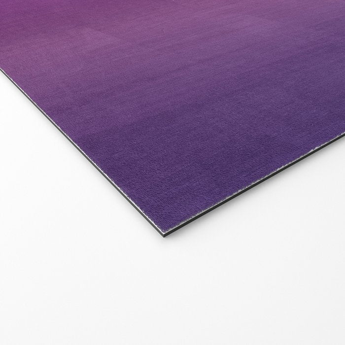 Plum Purple and Green Watercolor Abstract Welcome Mat Gallery Image 2