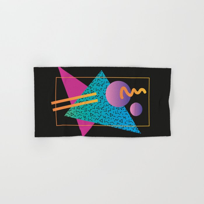 Memphis Pattern 24 - 80s / 90s Retro Bath Towel Gallery Image 1