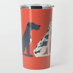 Great Dane Dog Illustration Travel Mug Gallery Image 1