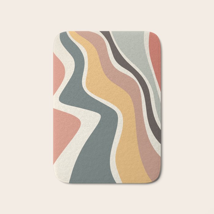 Sway - Modern Abstract Print Bath Mat Gallery Image 1