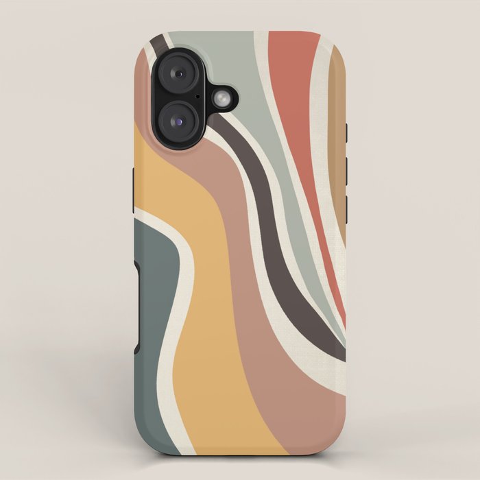 Sway - Modern Abstract Print iPhone Case Gallery Image 1
