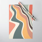 Sway - Modern Abstract Print Wrapping Paper Gallery Image 1