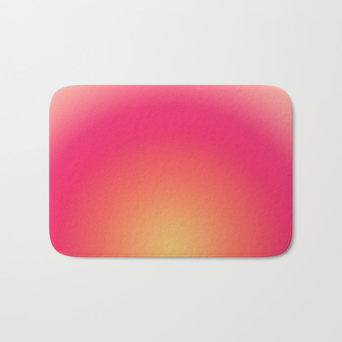 Find Your Fire - Pink Aura Gradient Bath Mat Gallery Image 1