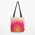 Find Your Fire - Pink Aura Gradient Tote Bag Gallery Image 2