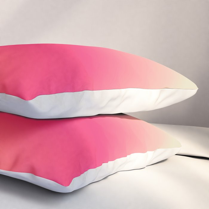 Find Your Fire - Pink Aura Gradient Pillow Sham Gallery Image 3