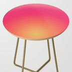 Find Your Fire - Pink Aura Gradient Side Table Gallery Image 2