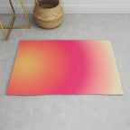 Find Your Fire - Pink Aura Gradient Rug Gallery Image 1