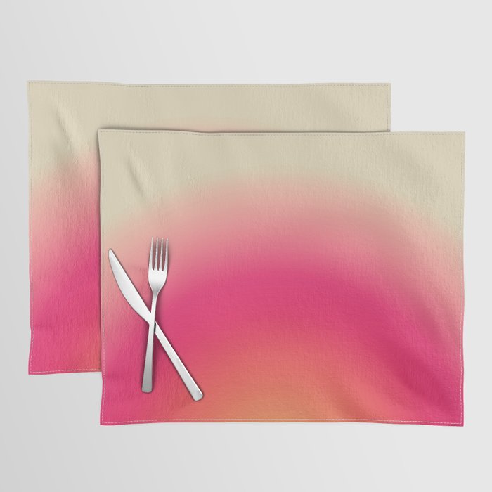 Find Your Fire - Pink Aura Gradient Placemat Gallery Image 1