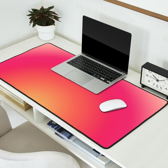 Find Your Fire - Pink Aura Gradient Desk Mat Gallery Image 2