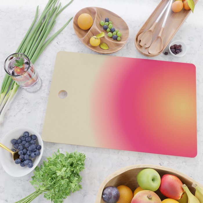 Find Your Fire - Pink Aura Gradient Cutting Board Gallery Image 2