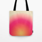 Find Your Fire - Pink Aura Gradient Tote Bag Gallery Image 1