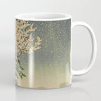 Tsuchiya Kôitsu Japanese Woodblock Vintage Print Winter Landscape Snowfall Coffee Mug Gallery Image 1