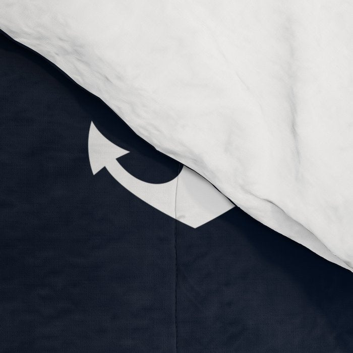 Dark Blue Anchor Pattern Comforter Gallery Image 4