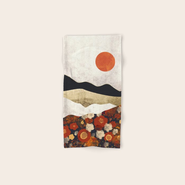 Autumn Field Bath Towel Gallery Image 1