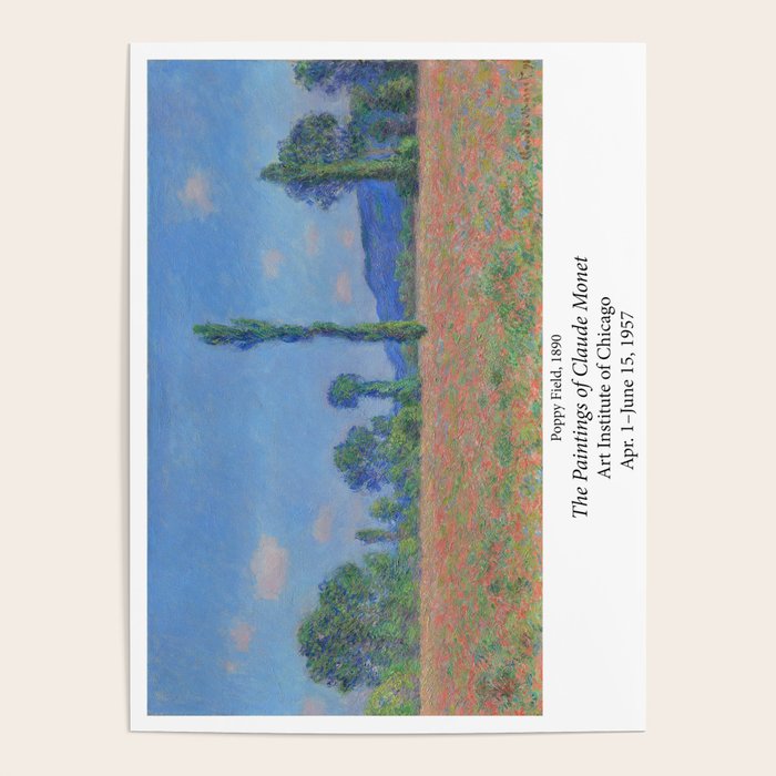 Poppy Field by Claude Monet Poster Gallery Image 4