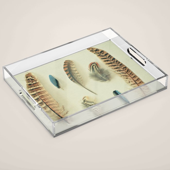 The Feather Collection Acrylic Tray Gallery Image 1