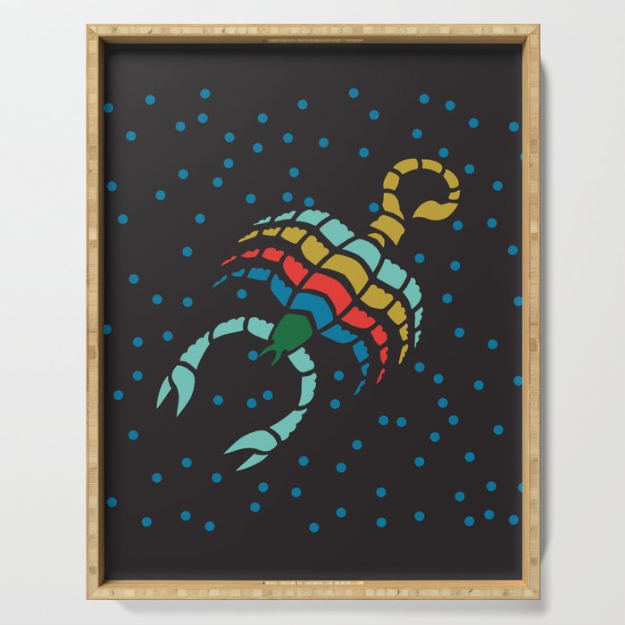 ZODIAC SCORPIO Serving Tray Gallery Image 1