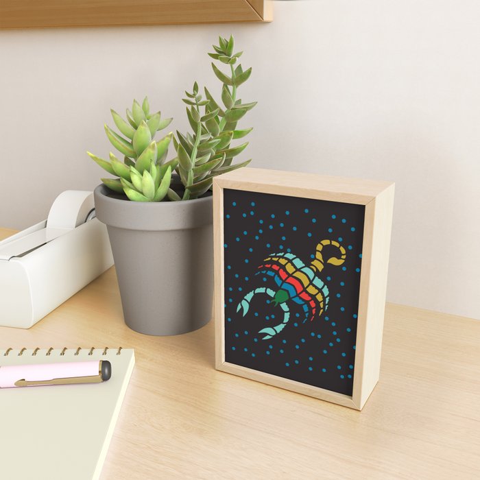ZODIAC SCORPIO Mini Art Print Gallery Image 2
