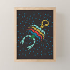 ZODIAC SCORPIO Mini Art Print Gallery Image 1