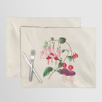  Fuchsia from "Floral Belles" by Clarissa Munger Badger, 1866 (benefitting The Nature Conservancy) Placemat Gallery Image 1