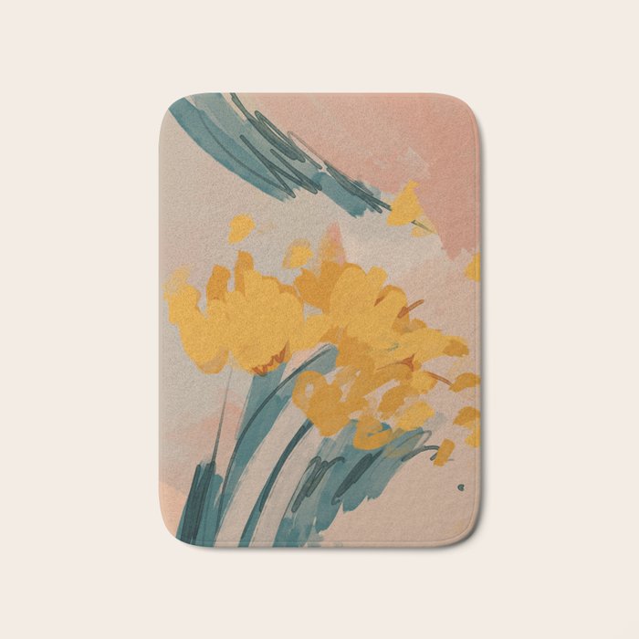 Bouquet Of Summer Sunshine Bath Mat Gallery Image 1
