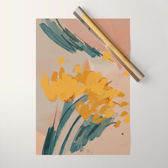 Bouquet Of Summer Sunshine Wrapping Paper Gallery Image 1