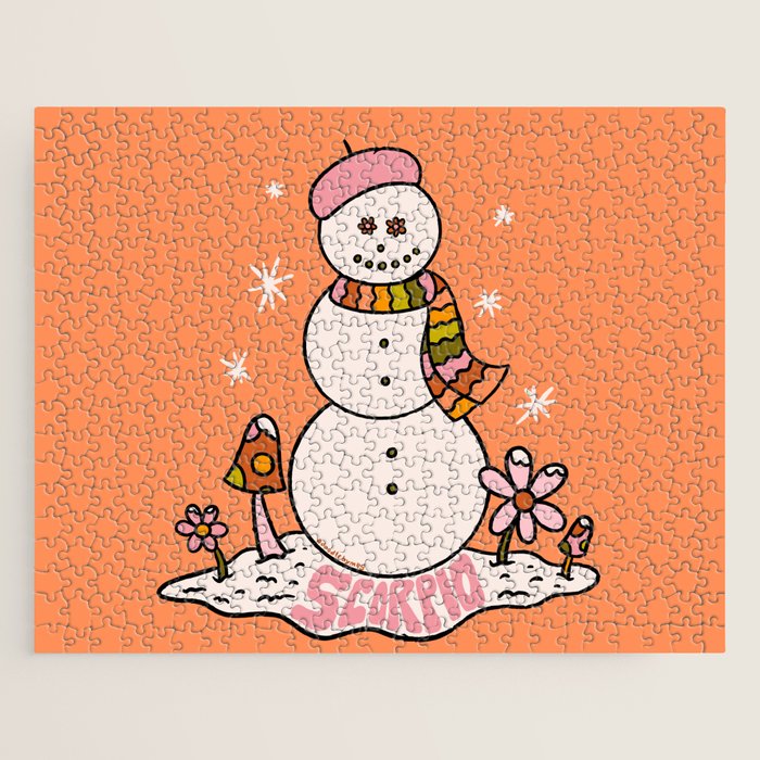 Scorpio Snowman Jigsaw Puzzle Gallery Image 1
