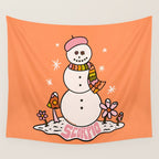 Scorpio Snowman Wall Tapestry Gallery Image 4