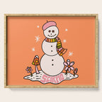 Scorpio Snowman Serving Tray Gallery Image 1