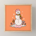 Scorpio Snowman Mini Art Print Gallery Image 1
