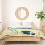 Waking to the Wild and Beautiful Ocean of Dhin - Nature Landscape Duvet Cover Gallery Image 3